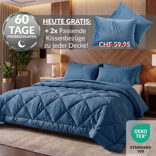 NoCover® 2in1 Bettdecke - Die Bettdecke, die du nie mehr beziehen musst