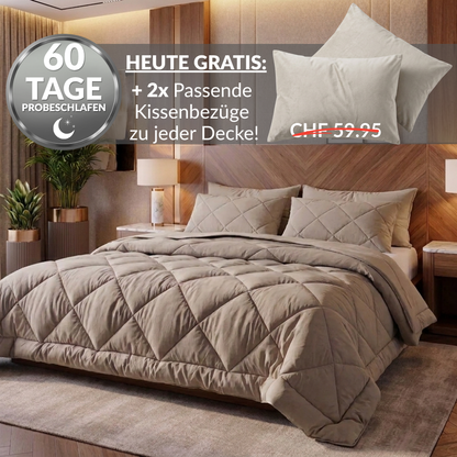 NoCover® 2in1 Bettdecke - Die Bettdecke, die du nie mehr beziehen musst