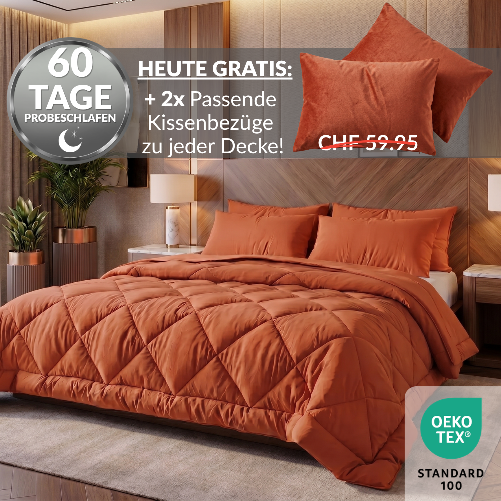 NoCover® 2in1 Bettdecke - Die Bettdecke, die du nie mehr beziehen musst